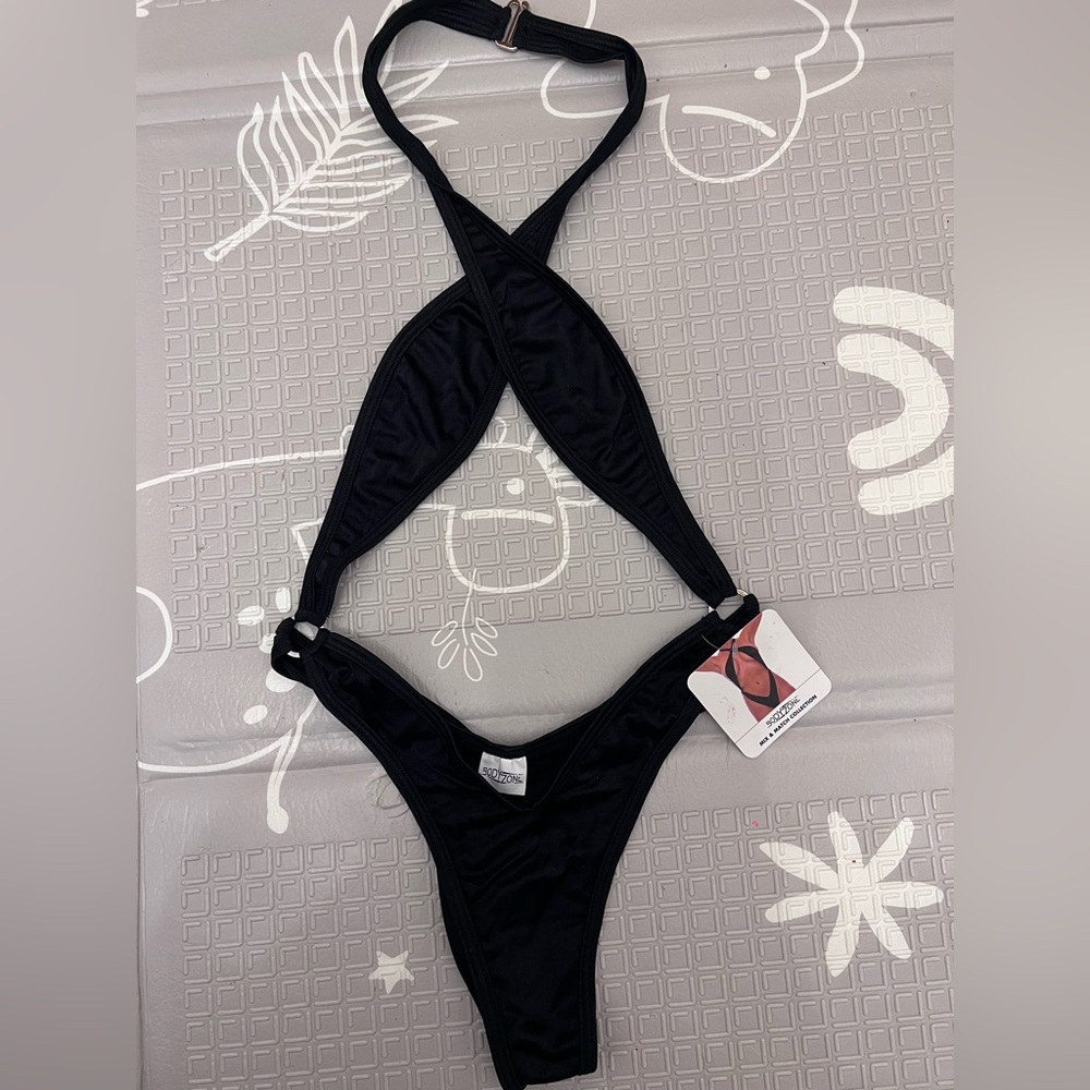 Bodyzone Front Crossed Thong Bodysuit